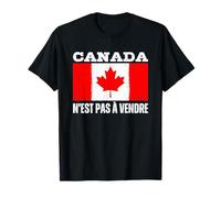 Canada N'est PAS A Vendre Is Not for Sale Maglietta