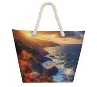 Canada Nova Scotia Cape Breton Tote Bags per donne uomini borsa a tracolla borsa da spiaggia borsa shopping con manico Hemprope