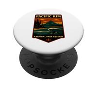 Canada Parchi Nazionali - Pacific Rim Wilderness Ocean Natura PopSockets PopGrip Adesivo