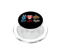 Canada Peace Love Poutine Cibo canadese PopSockets PopGrip per MagSafe