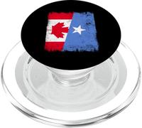 Canada Somalia Mezza Bandiera Canadese Somalo Orgoglio PopSockets PopGrip per MagSafe