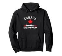 Canada Tutti Relax Il canadese è qui Canada patriottico Felpa con Cappuccio
