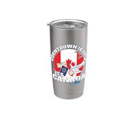 Canada Vacation Tour Viaggio Viaggio Viaggio Souvenir Viaggiatore Famiglia Bicchiere termico in acciaio inox doppia parete