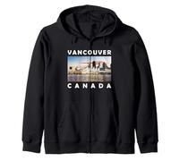 Canada, Vancouver, Skyline Città, Vancouver, Porto Felpa con Cappuccio