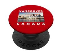 canada, vancouver, skyline città, vancouver, porto PopSockets PopGrip Adesivo