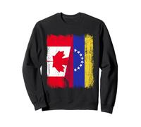 Canada Venezuela Maglia canadese venezuelana a mezza bandiera Felpa