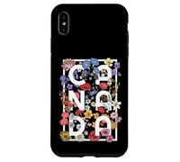 Canada Word Art Tipografia Boho Flower Design - Canadese Custodia per iPhone XS Max