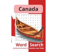 Canada Word Search Puzzle Book: Word Searches with Easy to Read Print about Canada, Provinces, History and more| 6x9 inches,110 pages|50 plus puzzles