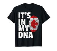 Canadian Canada Flag T Shirt Pride DNA Men Women Kids Gift Maglietta