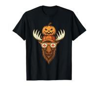 Canadian Moose in Shades - Maple Leaf Halloween Vibes Maglietta