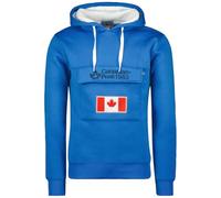 Canadian Peak Gadreak Men - Felpa Uomo con Cappuccio Tasca A Canguro Zip - Felpe Pullover Hoody Neve A Maniche Lunghe - Abito Ideale Primavera Estate Autunno Inverno (Blu L)