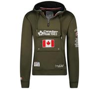 Canadian Peak Galapagos Men - Sweat Homme Capuche Poche Kangourou - Vêtement Sweatshirt Hoody Chaud Manches Longues - Pull Hommes Printemps Ete Automne Hiver (Kaki L)