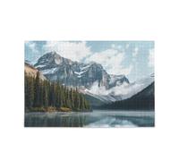 Canadian Rockies Unico Jigsaw Puzzle Sfidando 500 Piecing