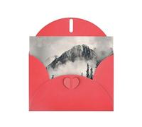 Canadian Smokey Mountain Cliff. Biglietti di auguri singoli con buste, biglietti di auguri pensando a te, biglietti di incoraggiamento