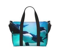 Canadian Smokey Mountain Cliff Crossbody Borsa da viaggio - Borsa da viaggio impermeabile, grande capacità, Balena Killer, Taglia unica