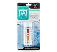 CANADIAN SPA CO. Strisce reattive 3 in 1 per piscine e vasche idromassaggio, 50 pezzi, strisce reattive per cloro, valore pH e alcalinità dell'acqua