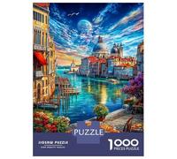 Canal Grande - Venezia Puzzle 1000 Pezzi, Jigsaw Puzzle Difficili Per Adulti E Ragazzi Dai 14 Anni in Su, Home Giochi Puzzle 70x50cm/1000pcs