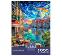 Canal Grande - Venezia Puzzle 1000 Pezzi, Jigsaw Puzzle Per Adulti E Ragazzi Dai 14 Anni in Su, Giochi Stimolanti Per Tutta La Famiglia 70x50cm/1000pcs