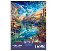 Canal Grande - Venezia Puzzle 1000 Pezzi, Jigsaw Puzzle Per Adulti E Ragazzi Dai 14 Anni in Su, Giochi Stimolanti Per Tutta La Famiglia 38x26cm/1000pcs