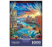 Canal Grande - Venezia Puzzle 1000 Pezzi, Jigsaw Puzzle Per Adulti E Ragazzi Dai 14 Anni in Su, Giochi Stimolanti Per Tutta La Famiglia 70x50cm/1000pcs