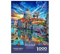 Canal Grande - Venezia Puzzle 1000 Pezzi, Jigsaw Puzzle Per Adulti E Ragazzi Dai 14 Anni in Su, Giochi Stimolanti Per Tutta La Famiglia 52x38cm/1000pcs