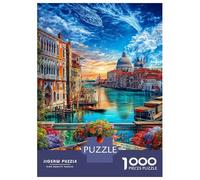 Canal Grande - Venezia Puzzle 1000 Pezzi, Jigsaw Puzzle Per Adulti E Ragazzi Dai 14 Anni in Su, Giochi Stimolanti Per Tutta La Famiglia 52x38cm/1000pcs