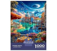 Canal Grande - Venezia Puzzle 1000 Pezzi, Jigsaw Puzzle Per Adulti E Ragazzi Dai 14 Anni in Su, Giochi Stimolanti Per Tutta La Famiglia 38x26cm/1000pcs