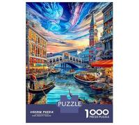 Canal Grande - Venezia Puzzle 1000 Pezzi, Jigsaw Puzzle Per Adulti E Ragazzi Dai 14 Anni in Su, Giochi Stimolanti Per Tutta La Famiglia 70x50cm/1000pcs