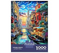 Canal Grande - Venezia Puzzle 1000 Pezzi, Jigsaw Puzzle Per Adulti E Ragazzi Dai 14 Anni in Su, Giochi Stimolanti Per Tutta La Famiglia 70x50cm/1000pcs