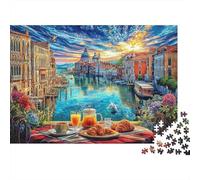 Canal Grande - Venezia Puzzle 1000 Pezzi, Jigsaw Puzzle Per Adulti E Ragazzi Dai 14 Anni in Su, Giochi Stimolanti Per Tutta La Famiglia 52x38cm/1000pcs