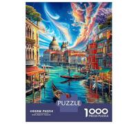 Canal Grande - Venezia Puzzle 1000 Pezzi, Jigsaw Puzzle Per Adulti E Ragazzi Dai 14 Anni in Su, Gioco Di Puzzle 52x38cm/1000pcs