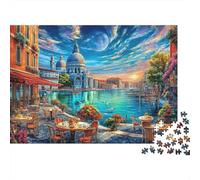 Canal Grande - Venezia Puzzle 1000 Pezzi, Jigsaw Puzzle Per Adulti E Ragazzi Dai 14 Anni in Su, Gioco Di Puzzle 52x38cm/1000pcs