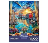 Canal Grande_ Venezia Puzzle 1000 Pezzi Per Adulti E Ragazzi Dai 14 Anni in Su, Giochi Stimolanti Per Tutta La Famiglia 38x26cm/1000pcs