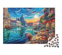 Canal Grande - Venezia Puzzle Da 1000 Pezzi - Puzzle Ad Alta Difficoltà,Giochi Stimolanti Per Tutta La Famiglia 52x38cm/1000pcs