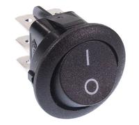 Canal Interruttore Basculante Rocker On-On DPDT 10A, PA66, Connessione Rapida