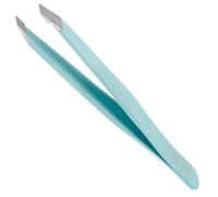 Canal Pinzetta per capelli, angolata, satinata, acciaio inox, 9 cm Menta