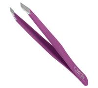 Canal Pinzetta per capelli, angolata, satinata, acciaio inox, 9 cm Viola