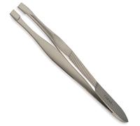 Canal Pinzetta per capelli dritta in acciaio inox, 8 cm