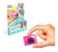 Canal Toys - Photo Creator - Fotocamera e Video Digitale Mini Cam' - Compatta - Con Portachiavi e Scheda SD 1 GB Incluse - CLK 061, Rosa