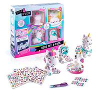 Canal Toys Style 4 Ever - Mini Unicorno, Lama, paressoso, Fenicottero Rosa da Personalizzare - Deco DIY x 4 Personaggi OFG 177