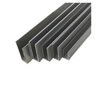 Canale a U in alluminio, Canale scanalato equilatero in alluminio a forma di U, lunghezza 500 mm, dimensioni multiple, confezione da 2(500MMX2-15X10X13.4MM)