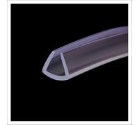 Canale a U in plastica, Bordatura in plastica, Striscia Protettiva for Bordi in Gomma Trasparente da 3,28 Piedi, Adatta for la Guarnizione della portiera dell'auto, Altezza x Larghezza(15mm x 10mm)