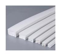 Canale al Neon in Silicone, 1-5M/pz Tubo Flessibile al Neon in Silicone Profili LED Custodia da Incasso Impermeabile IP67 Nastro Decorazioni for Esterni Nastro Lineare Strisce Luminose 1PC (Color : T