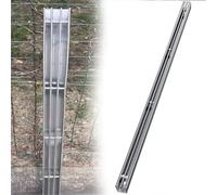 Canale di drenaggio in acciaio inox, 100 cm, coperchio sollevabile, design lungo e stretto, per vialetto, sentiero del giardino, cortile di casa, kit sistema lineare (304), durevole ed efficiente