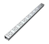 Canale di Drenaggio in Acciaio Inox, Drenaggio Trincea a U con Griglia Rimovibile for Giardini, Patii, Docce, Marciapiedi, Vialetti D'accesso, Parcheggi, Garage, Campi Sportivi