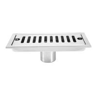 Canale di drenaggio lungo per doccia rettangolare lineare per bagno e cucina dell'hotel, 20 cm