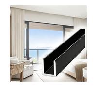 Canale di fissaggio per doccia a forma di U in alluminio resistente, design impermeabile, facile installazione, perfetto per docce walk-in e rinnovamento del bagno, migliora lo spazio della doccia