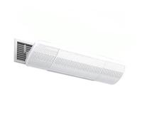 Canale di guida dell'aria regolabile per aria condizionata 56-97 cm, bianco soffitto e montaggio a parete, lamiera di deviazione con griglia a doppio strato (filtro ide-60-98 cm)