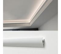 Canale di illuminazione del bordo del battiscopa del LED con il diffusore, profilo di alluminio per installazione leggera ambientale