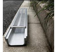 Canale di scarico Canale Di Drenaggio Carichi Pesanti 2000 Libbre, 1 M, Griglia Trincea Compatibile Con Veicoli Per Parcheggi Per Camion, Antiscivolo Per Aree Giochi/commerciali(30X30cm/11.8x11.8in)